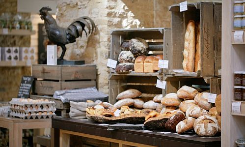 Some of the bakery items on offer at Daylesford.